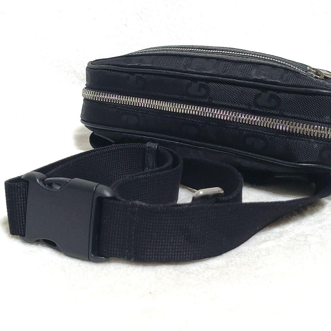 現行 美品】GUCCI ボディバッグ オフザグリッド GG柄 631341 黒 - メルカリ