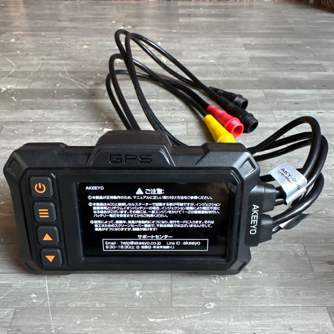 未使用】バイク専用設計 ドライブレコーダー AKEEYO AKY-998G - メルカリ