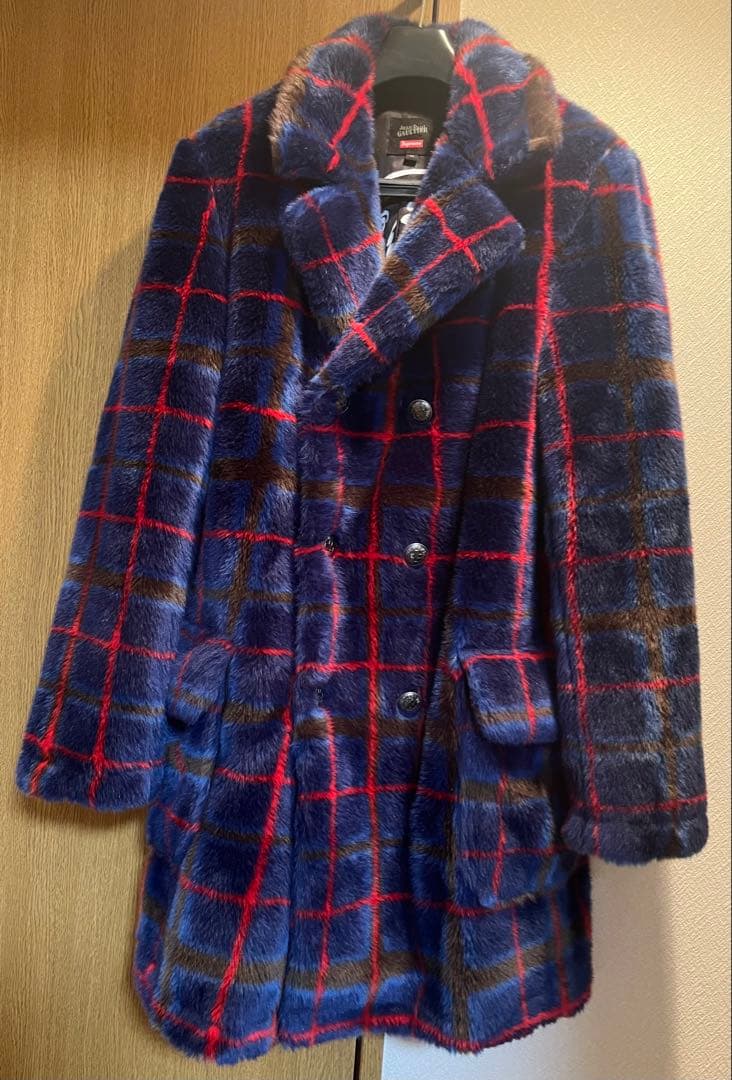 Supreme Gaultier フェイクファーコート シュプリーム ゴルチエM