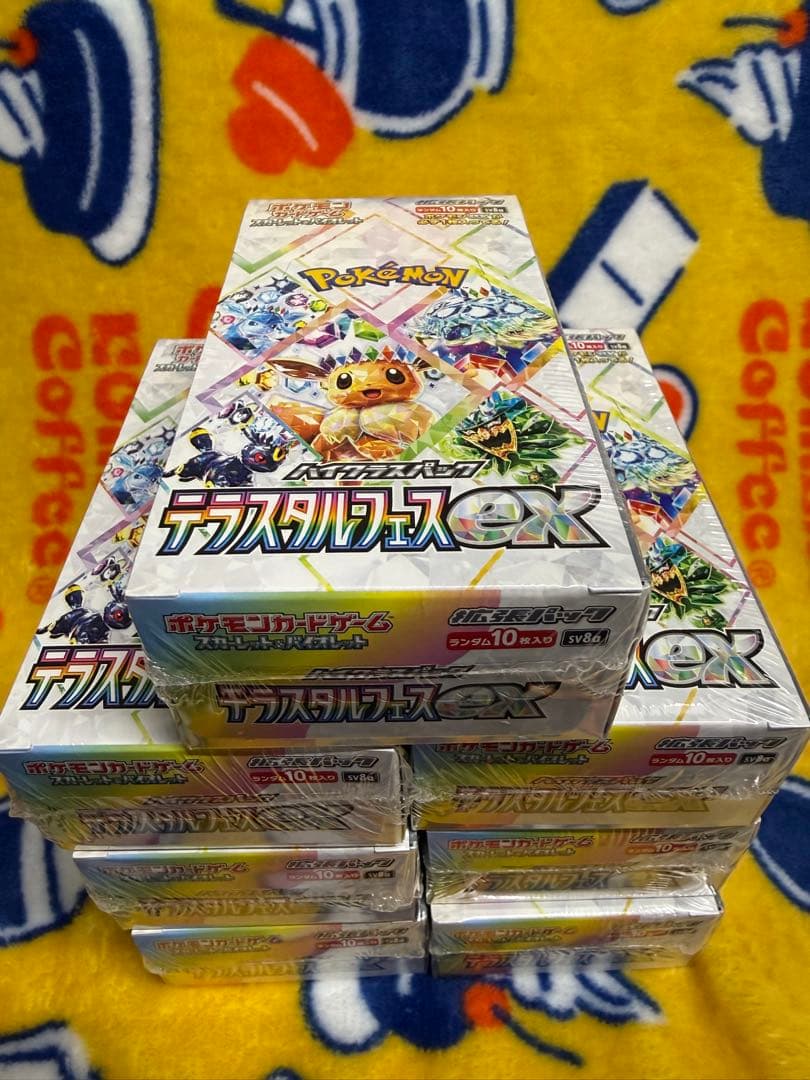 新品未開封シュリンク付き　ポケモンカード　テラスタルフェスex 7BOX ポケモンカードゲーム テラスタルフェスex BOX ハイクラスパック 新品
