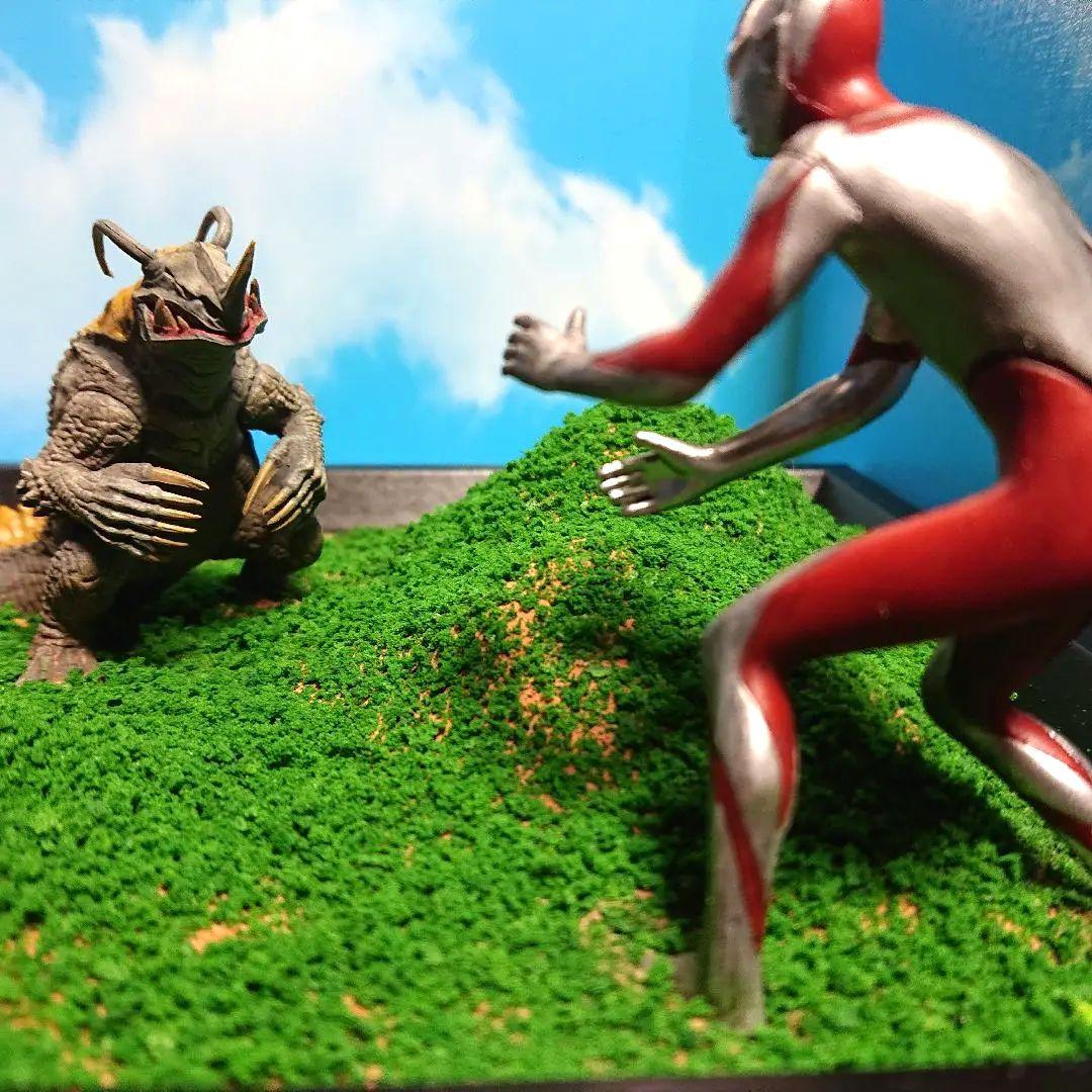 シンウルトラマン対ネロンガ ミニジオラマ