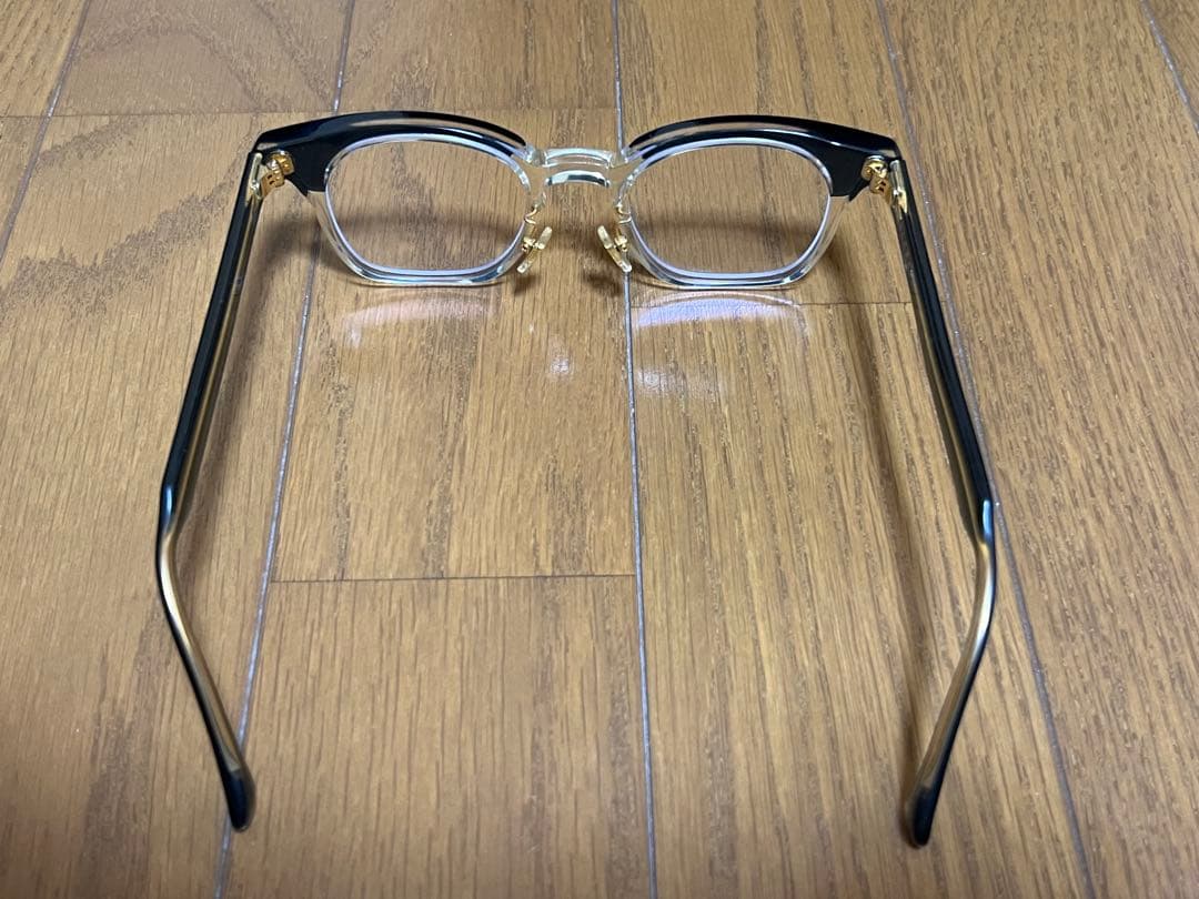 中古品 白山眼鏡 POST TWO-TONE ブルーxクリア - メルカリ