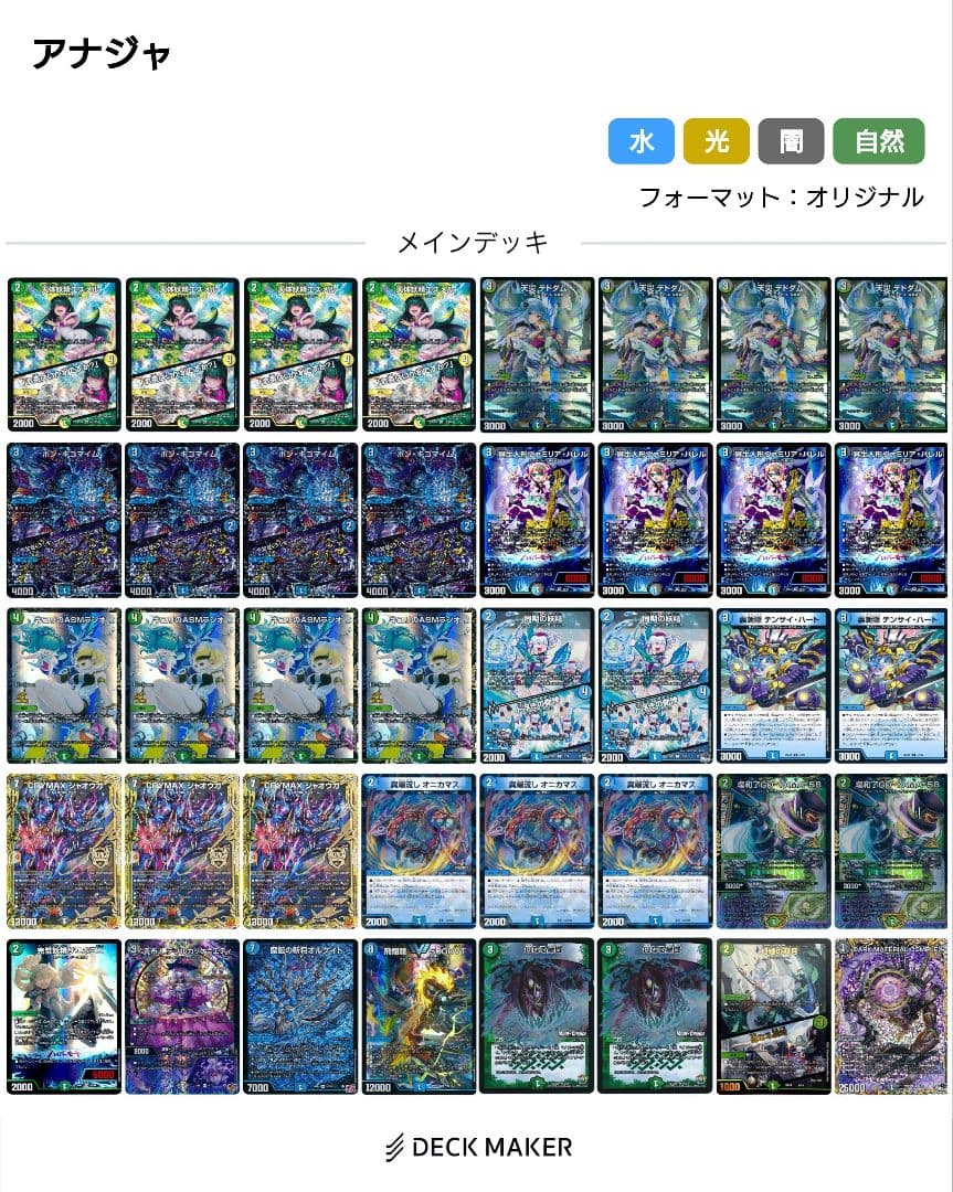 高レート アナカラージャオウガ デッキパーツ