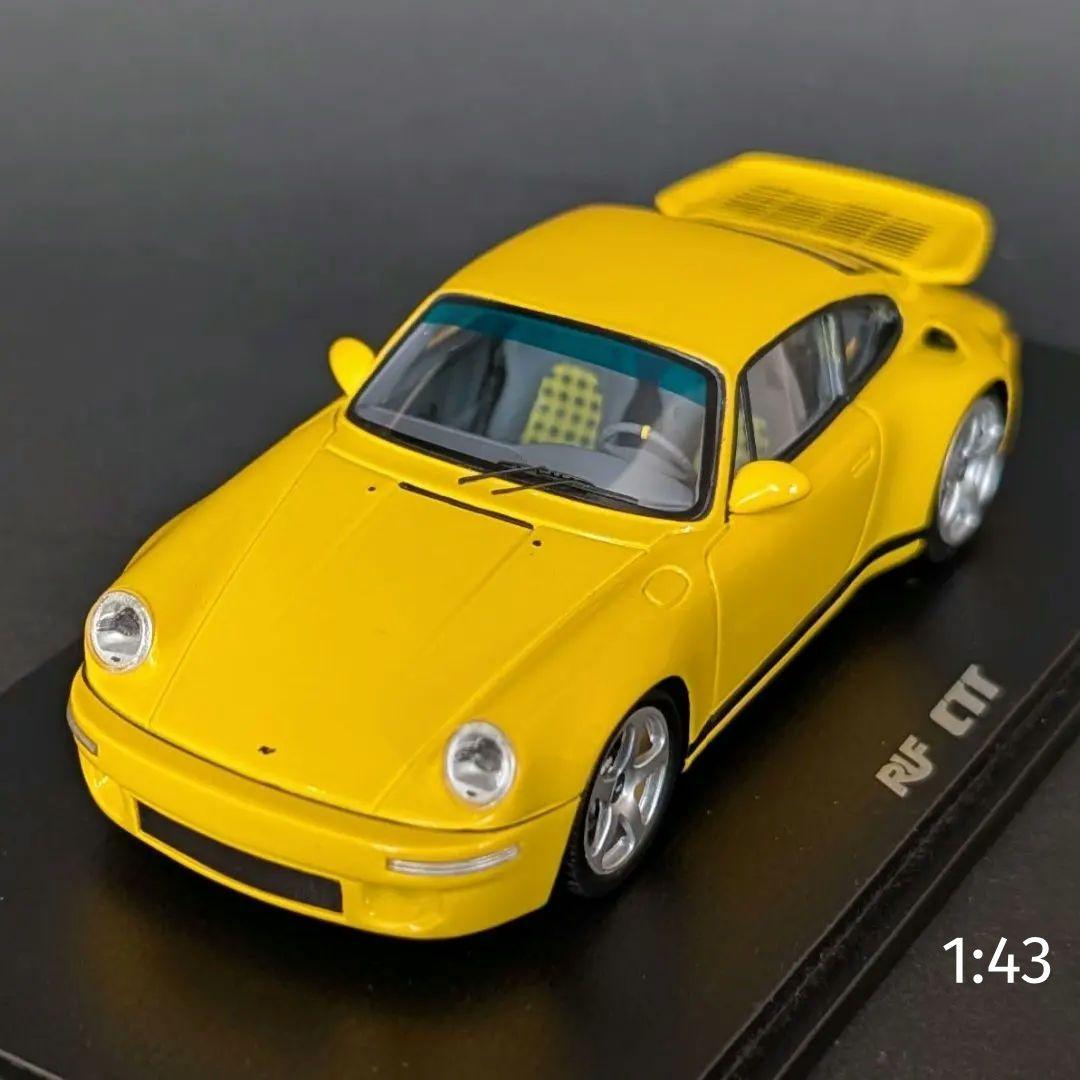 スパーク 1/43 RUF CRT 2017 YellowBird RUF CTR Yellow Bird - Model car collection - GT SPIRIT