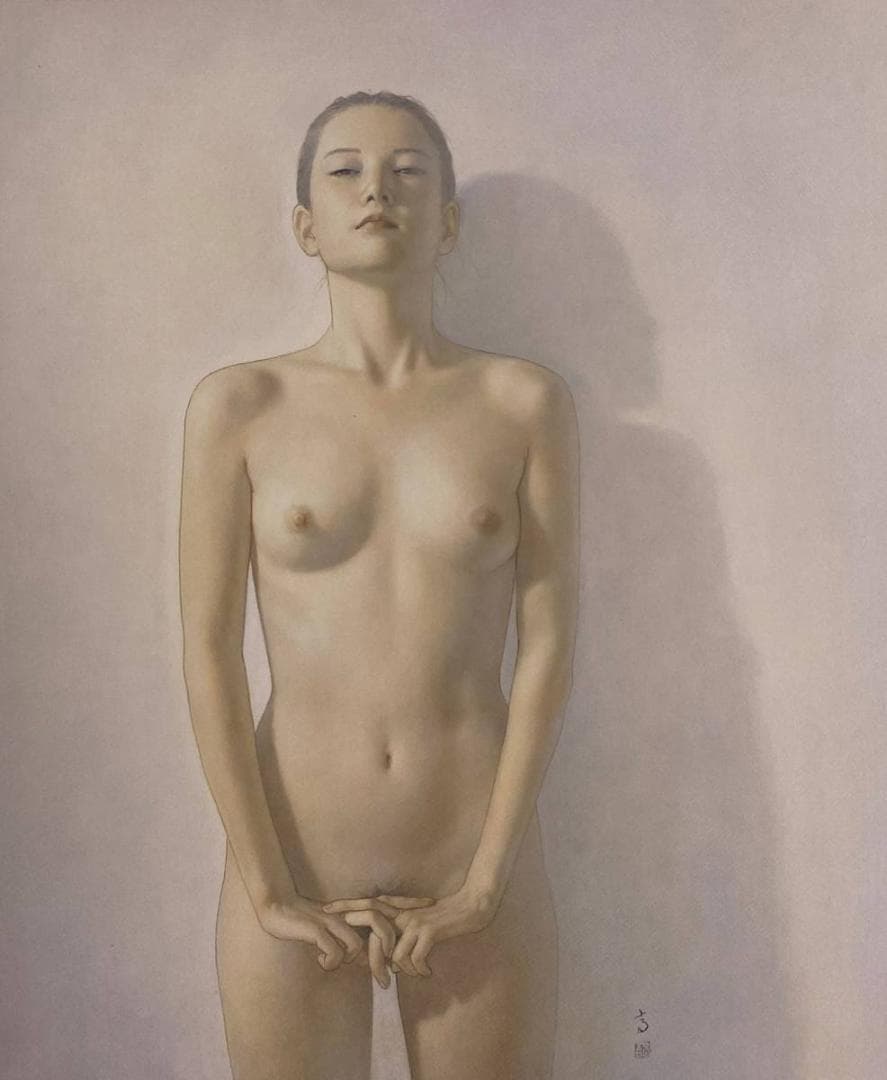 高塚省吾、【南回帰線】、希少な額装用画集画、新品高級額 額装付