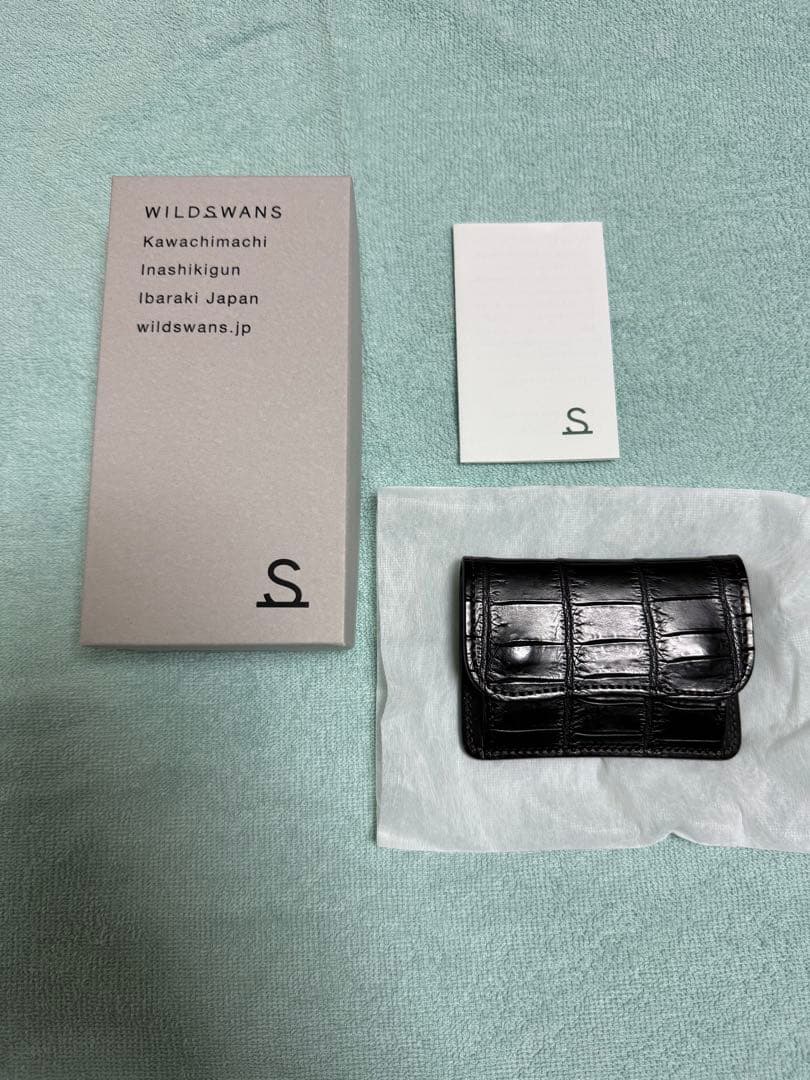 メ*郎様 ワイルドスワンズ　タング　クロコダイル／サドル　ブラック