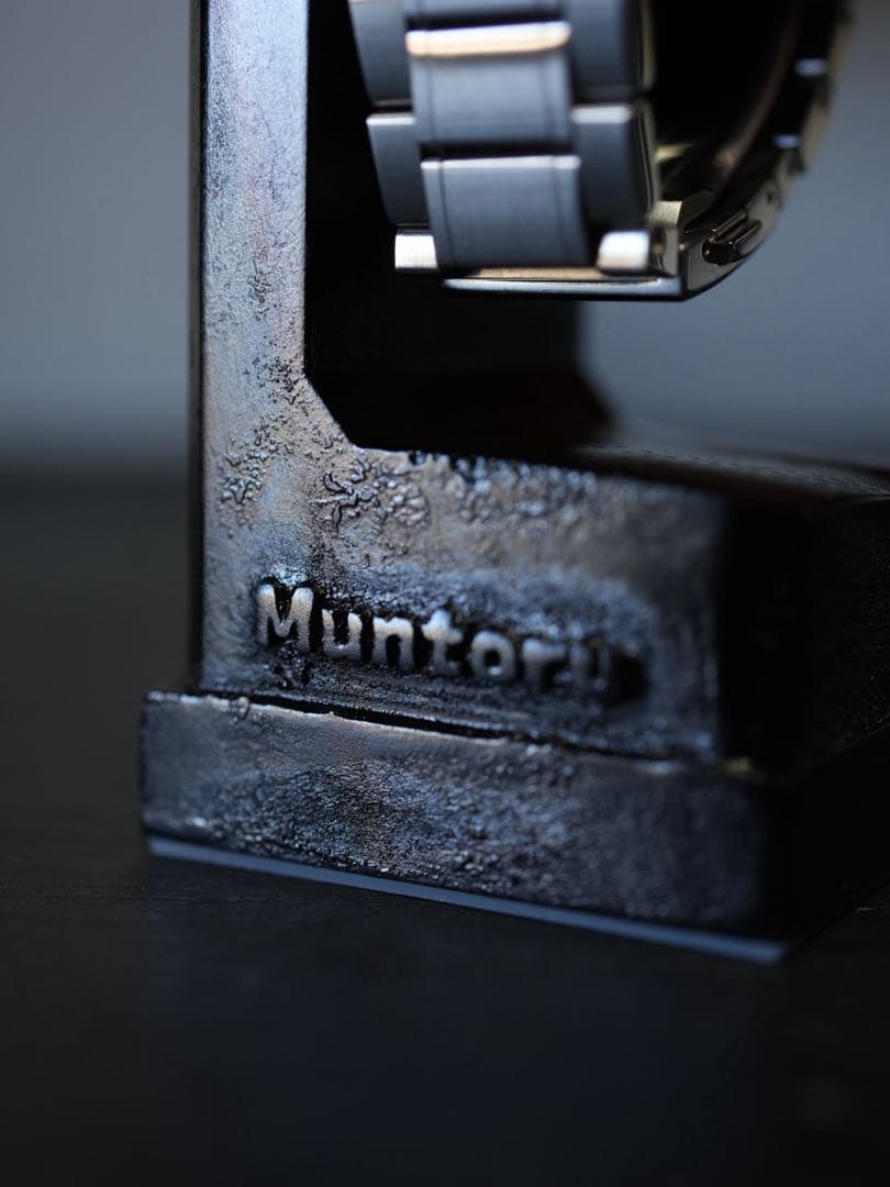 無垢ソリッド漆黒細川ムントル 腕時計スタンド