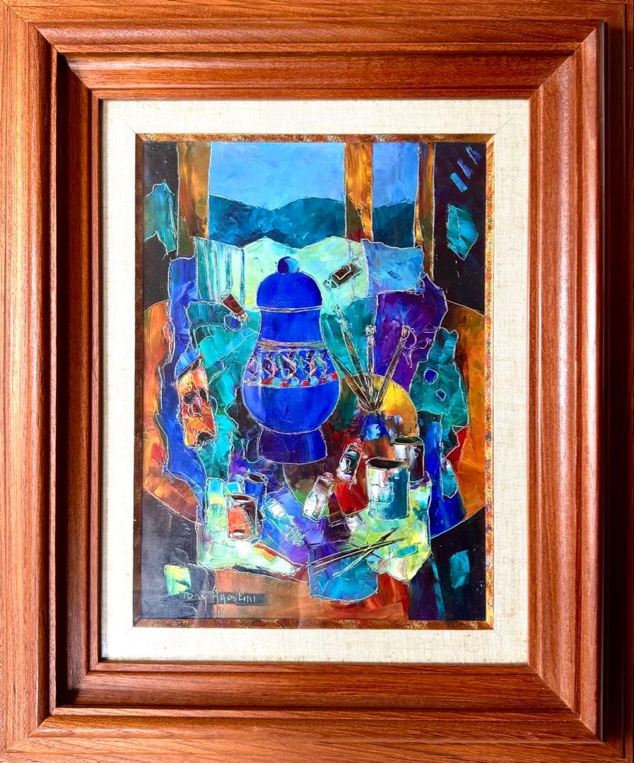 トニー・アゴステニ Tony Agostini 「アトリエノ隅」　油彩 フランス ▷ Tony Agostini | Buy Original Art Online | Artsper