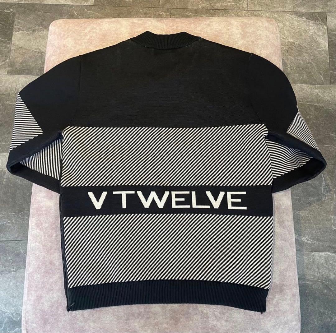 週末限界値引き　ゴルフ★V12★BA KNIT★メンズL★新品