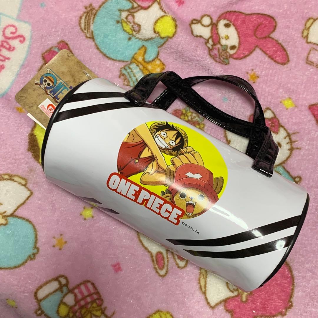 【当時物】台湾限定　ワンピースエナメル　ミニボストン