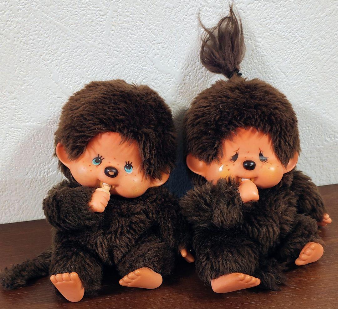 希少：セキグチ】1970年代 初代 モンチッチ 2体セット 昭和レトロ