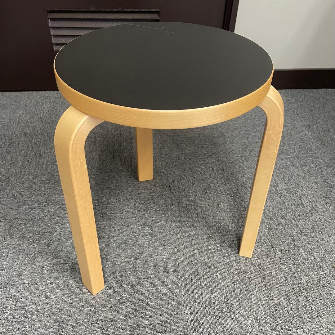 【送料込】アルテック Artek スツール60　黒　チェア　椅子