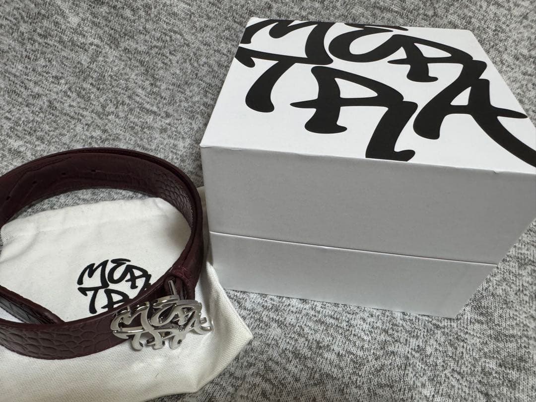 MERTRA Alligator Skin Belt ロゴバックルベルト - メルカリ