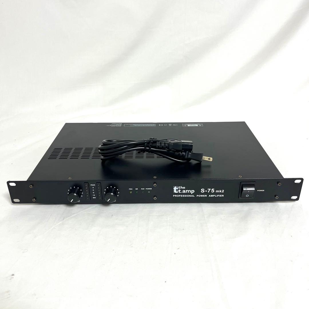 【送料込み】Thomann S-75 mk2 パワーアンプ トーマン