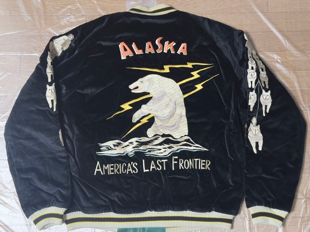 2022年秋冬 テーラー東洋 スカジャン 別珍 白熊 アラスカ