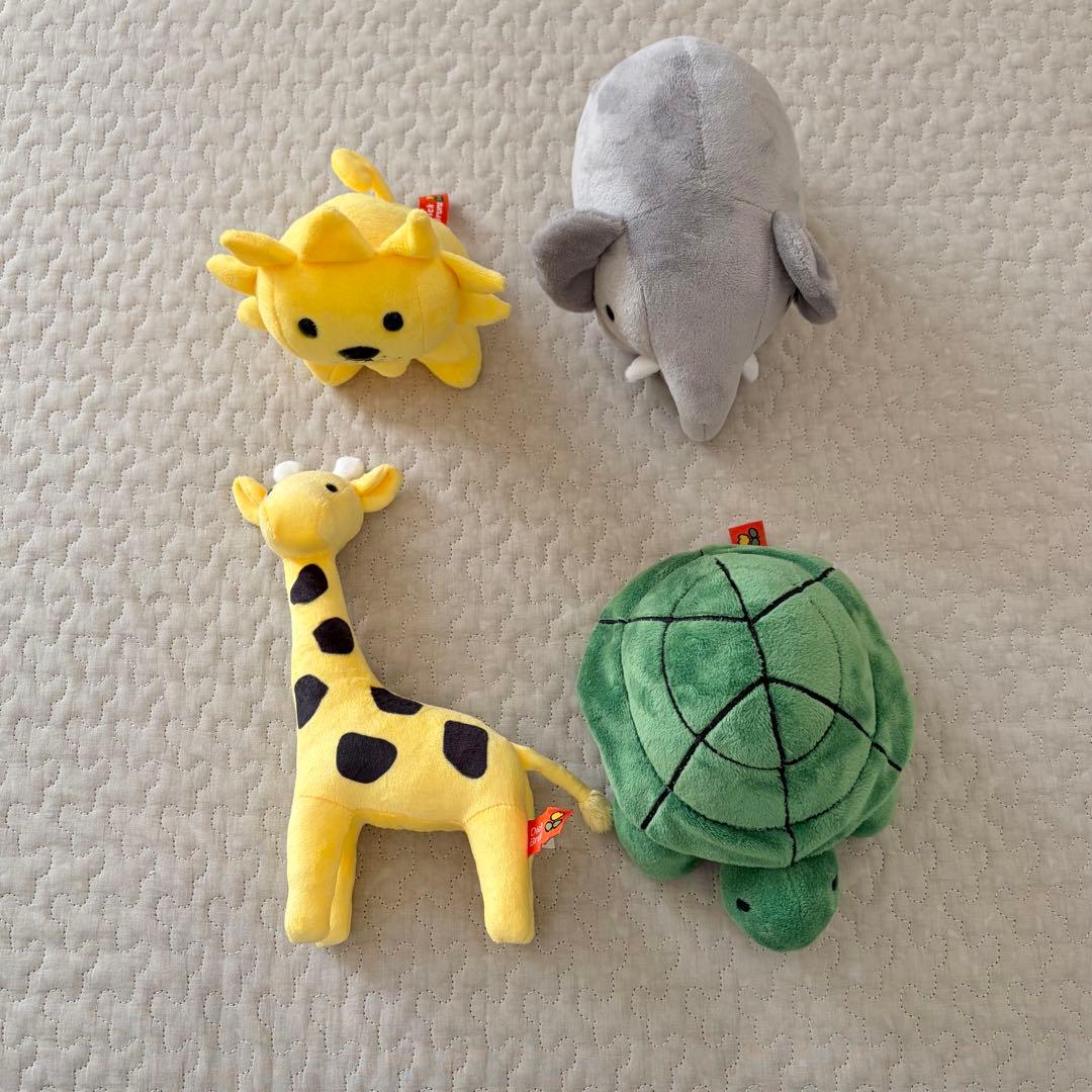 ブルーナファミリー ぬいぐるみ ゾウ カメ ライオン キリン セキグチ