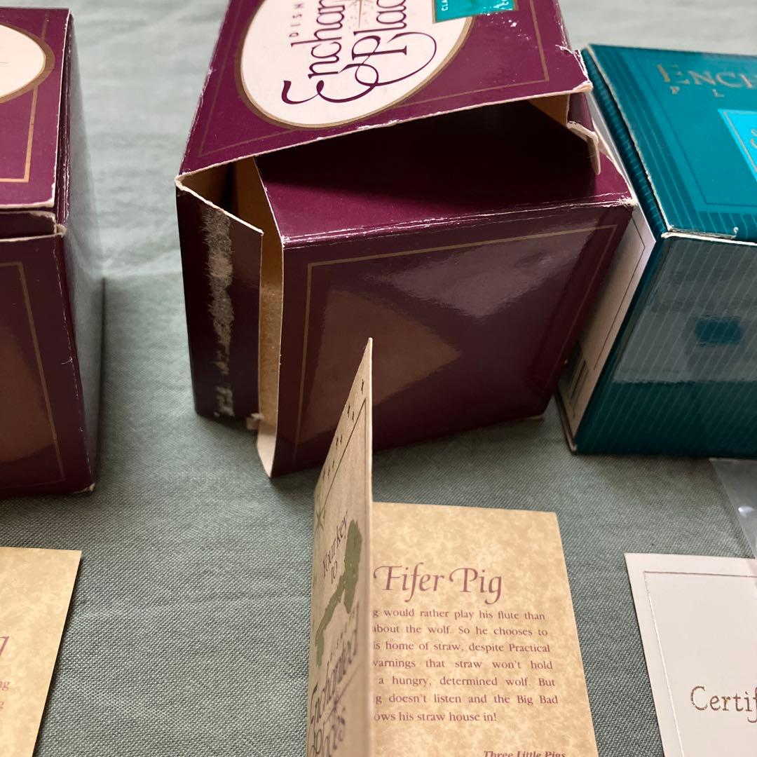 廃盤希少 3点 disney 三匹のこぶた wdcc ディズニー フィギュア - メルカリ