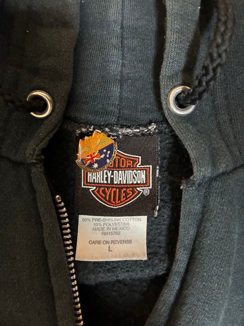 希少】ハーレーダビッドソン ジップパーカー00s フレイム L - メルカリ
