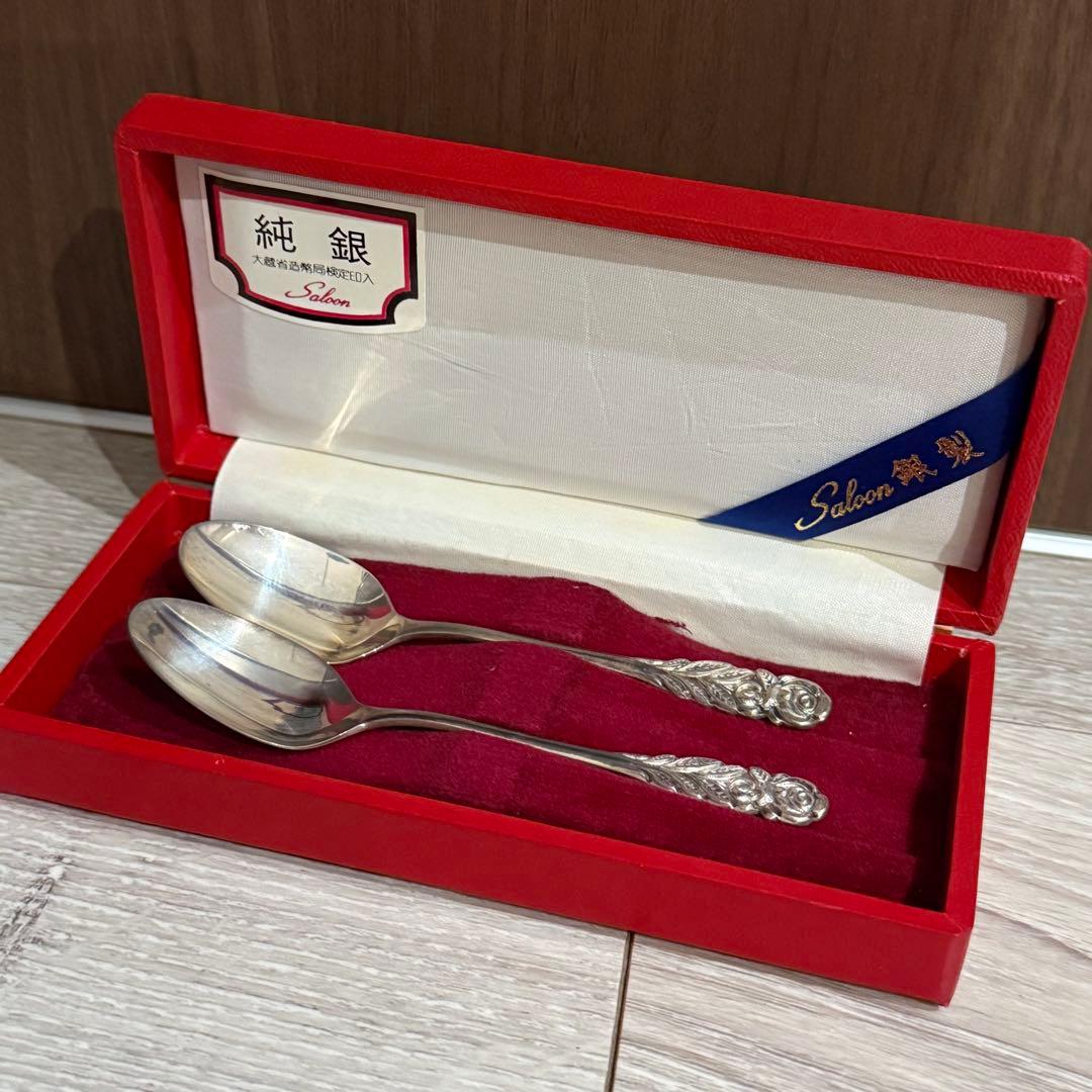 新品未使用 三越 純銀 SILVER950 ティースプーン シルバー