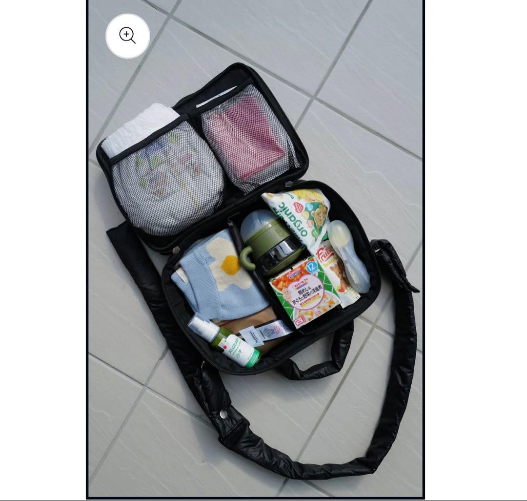 カランマザーズバックquilting mothers pouch bag-BLK - メルカリ