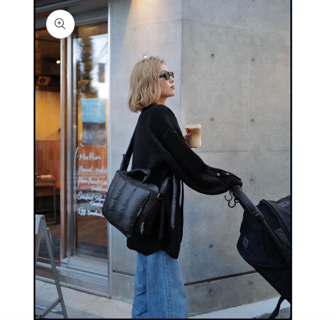 カランマザーズバックquilting mothers pouch bag-BLK - メルカリ