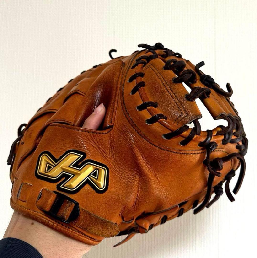 【美品・型良】ハタケヤマ　硬式キャッチーミット