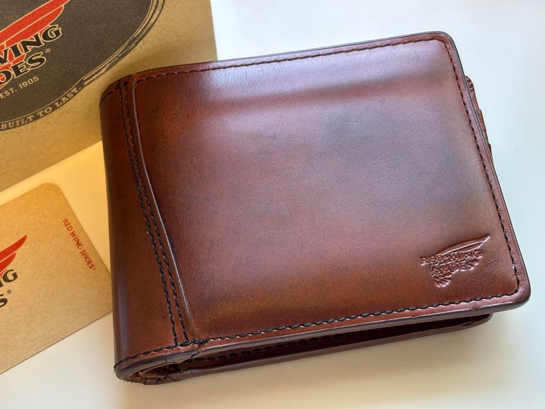 RED WING/レザー/財布/バイカー/ライダース/ウォレット/ブラウン/箱付