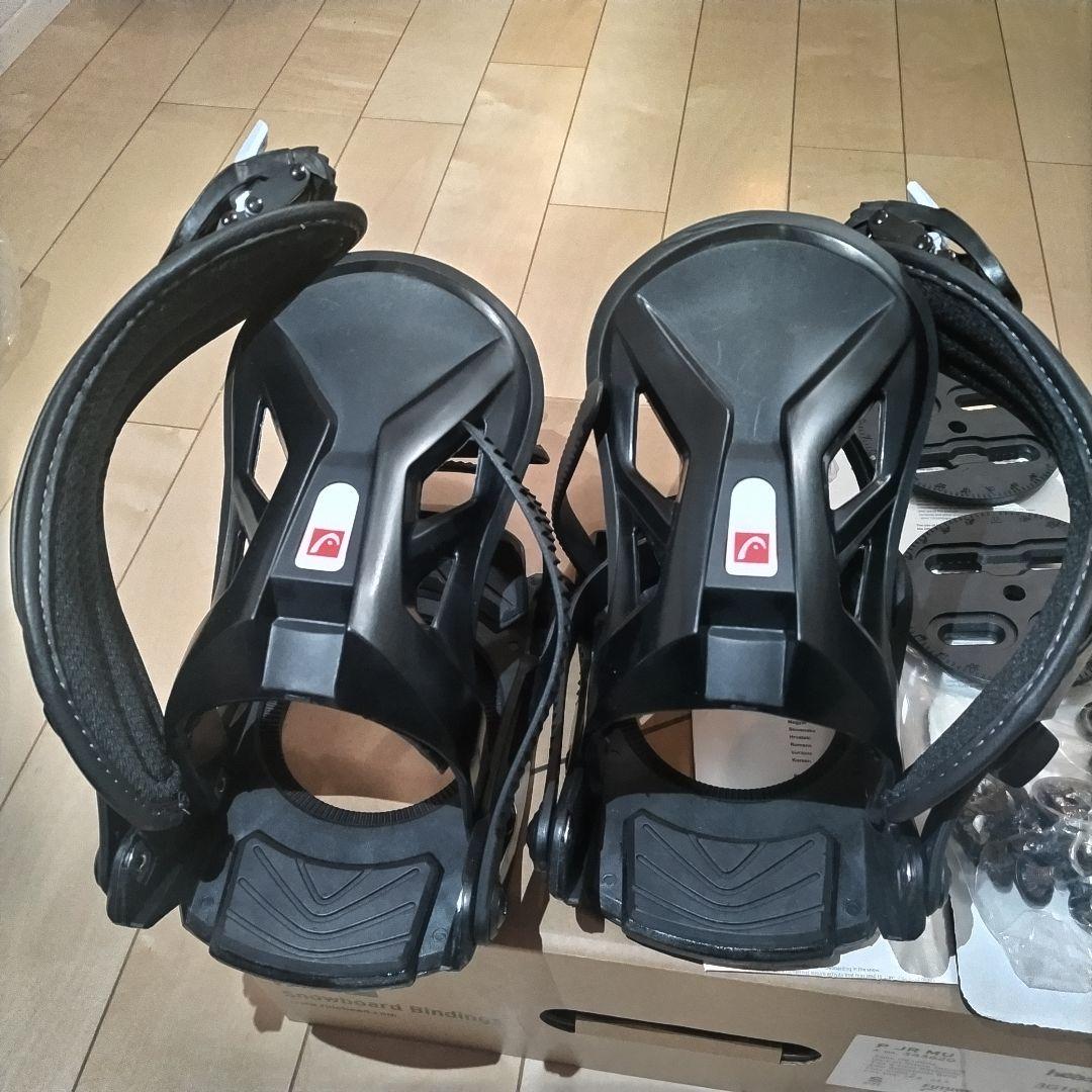 キッズhead P JR MU スノーボードビンディング Sサイズ ブラック