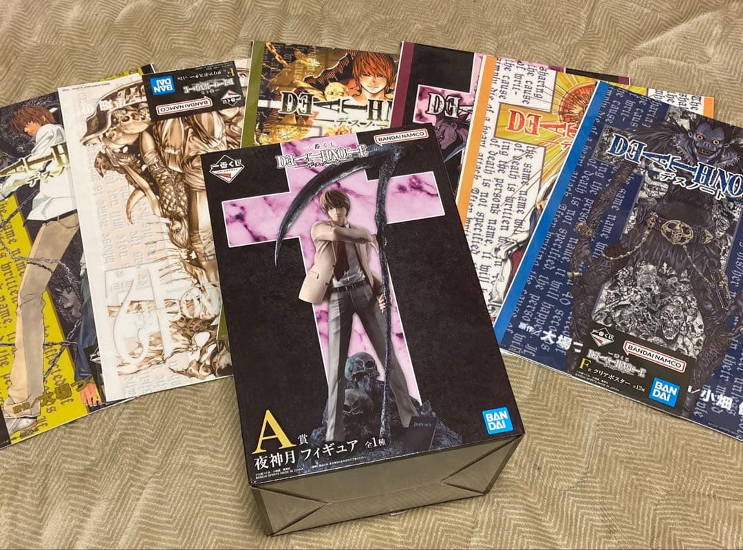 一番くじ DEATH NOTE A賞 夜神月 フィギュア デスノートF賞６点