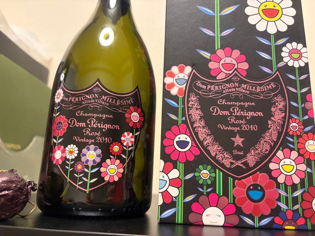 限定完売品【空瓶空箱】ドンペリ×村上隆コラボ ドンペリロゼ ピンドン