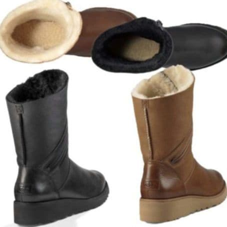 ☆美品☆アグ ロルナ ムートンブーツ サイズ6 23cm 黒 表革 - メルカリ