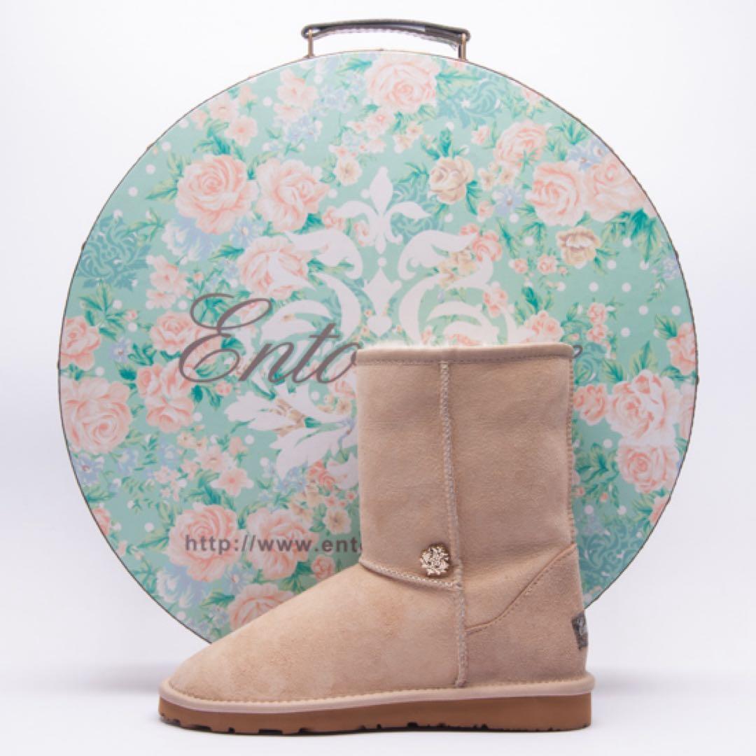 桜子様アントラージュ本革ムートンブーツ24cm/ベージュ（新品） 楽天市場】ムートンブーツ ショート レディース 通販 ショートブーツ