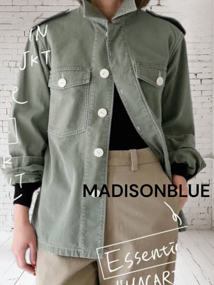 ⭐️美品✨MADISONBLUE バックサテン ワークジャケットSIZE 00