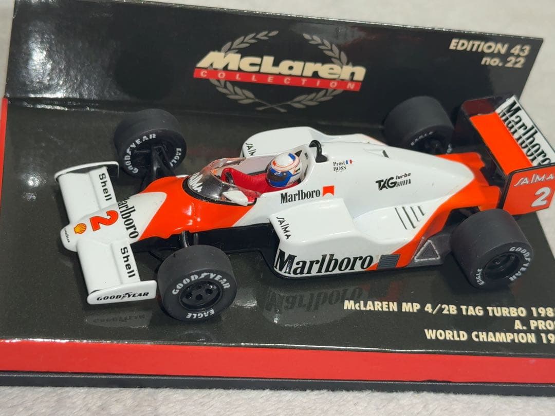 ミニチャンプス F1 マクラーレン MP4/2 B アラン プロスト マルボロ
