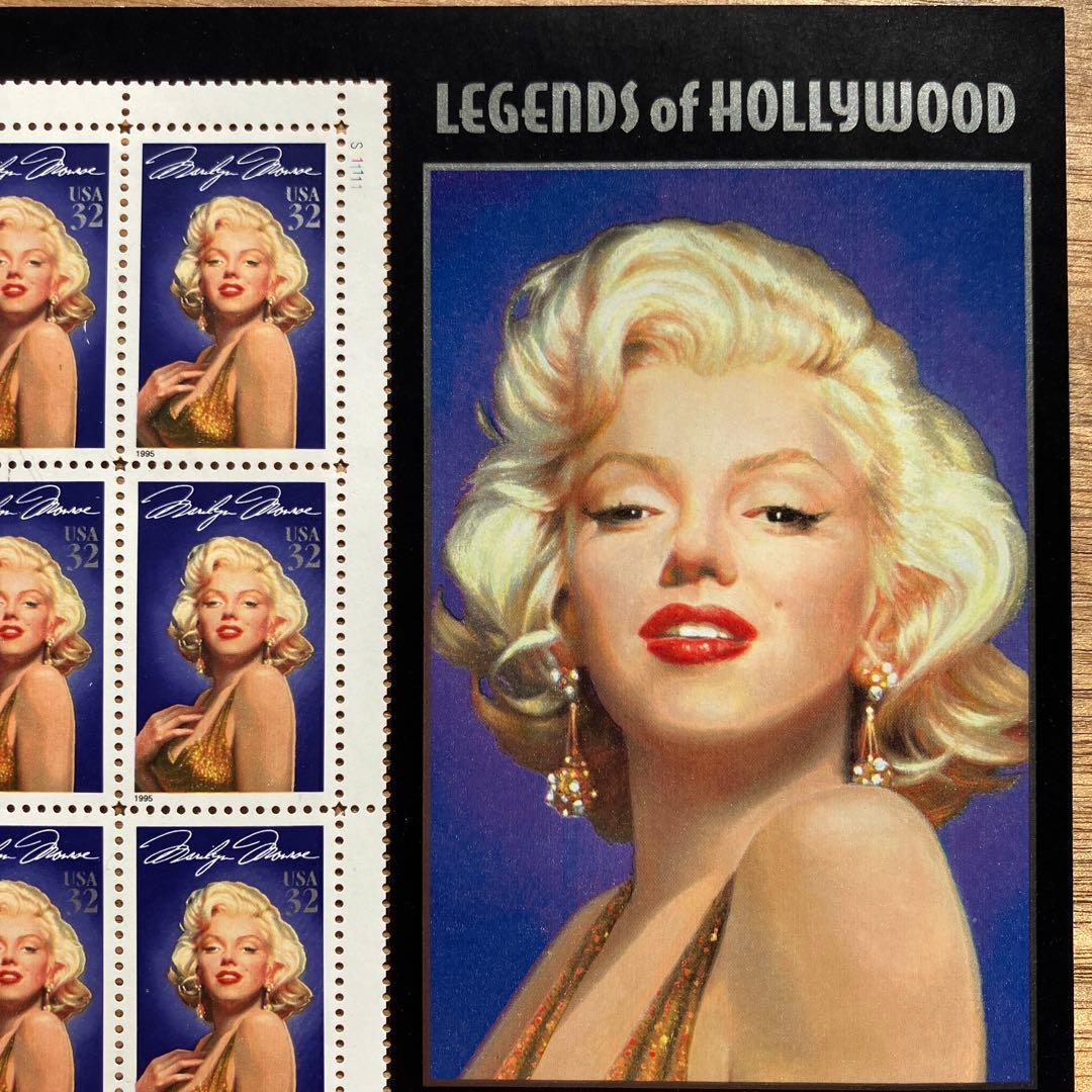 マリリンモンロー 32¢ 切手シート 20枚 - メルカリ
