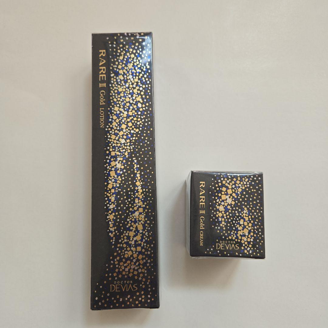 DRデヴィアス　レアゴールド ローション&レアゴールドクリーム2点Set