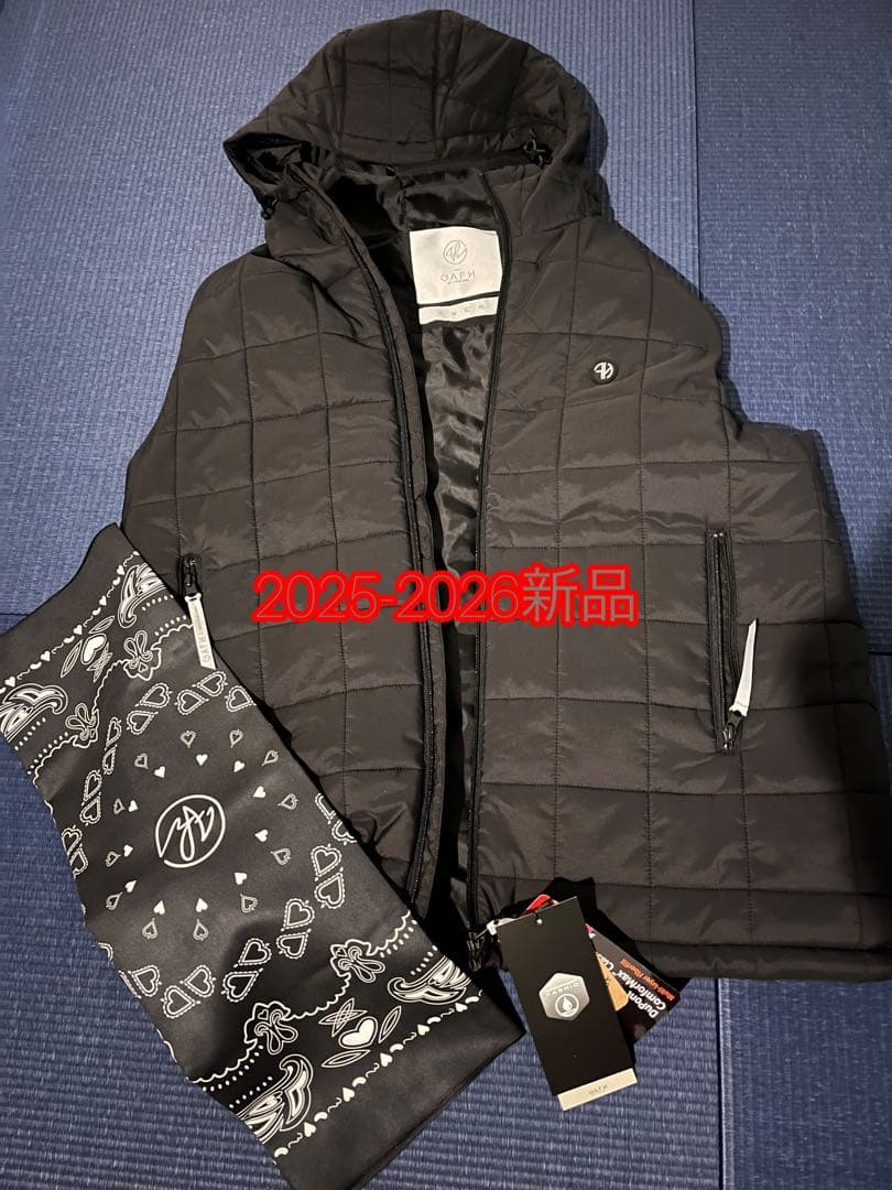 GAFH GRIDE PADDING VEST BK【日本非売品】