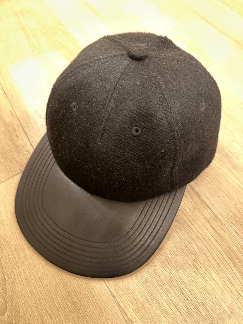 kijima takayuki レザー　コンビ　キャップ　キジマ