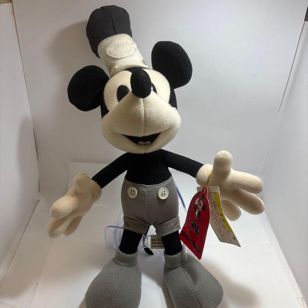 激レア 蒸気船ウィリー タグ付き ミッキーマウス ぬいぐるみ - メルカリ
