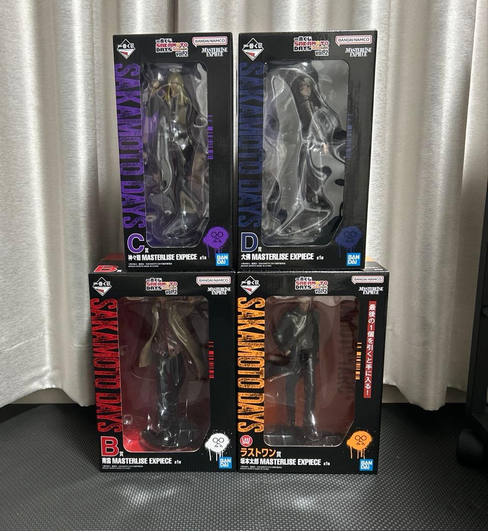 サカモトデイズ 一番くじ フィギュア 南雲 神々廻 大佛 坂本太郎