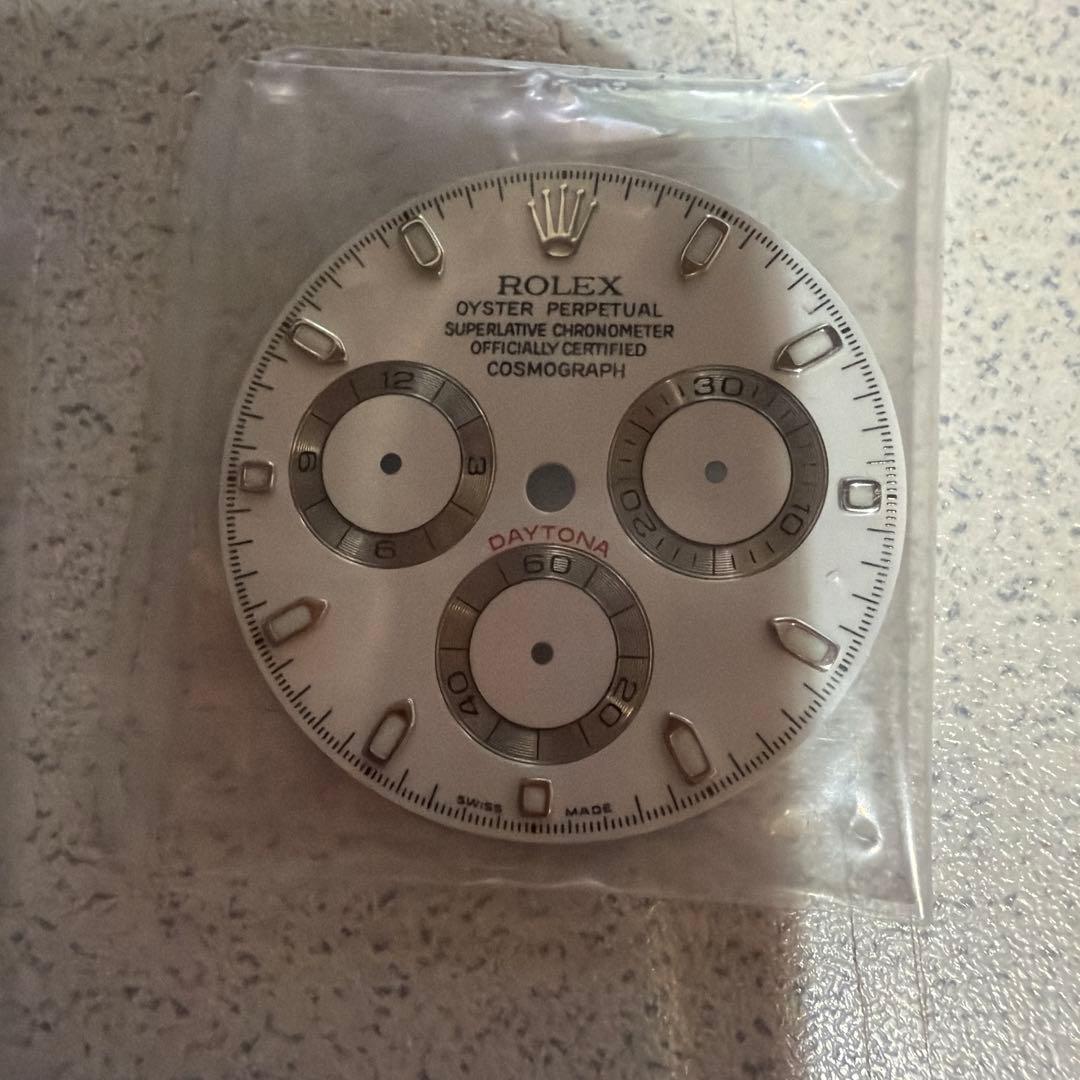 未使用 白デイトナ文字盤 116520