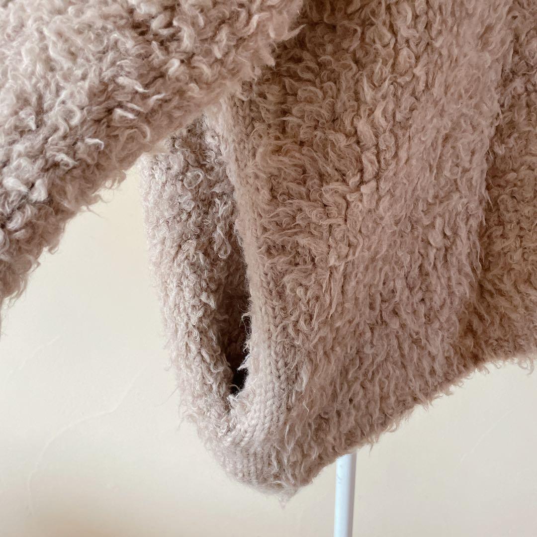 井川遥さん着用 Drawer ドゥロワー Vネック ウール アルパカ ニット