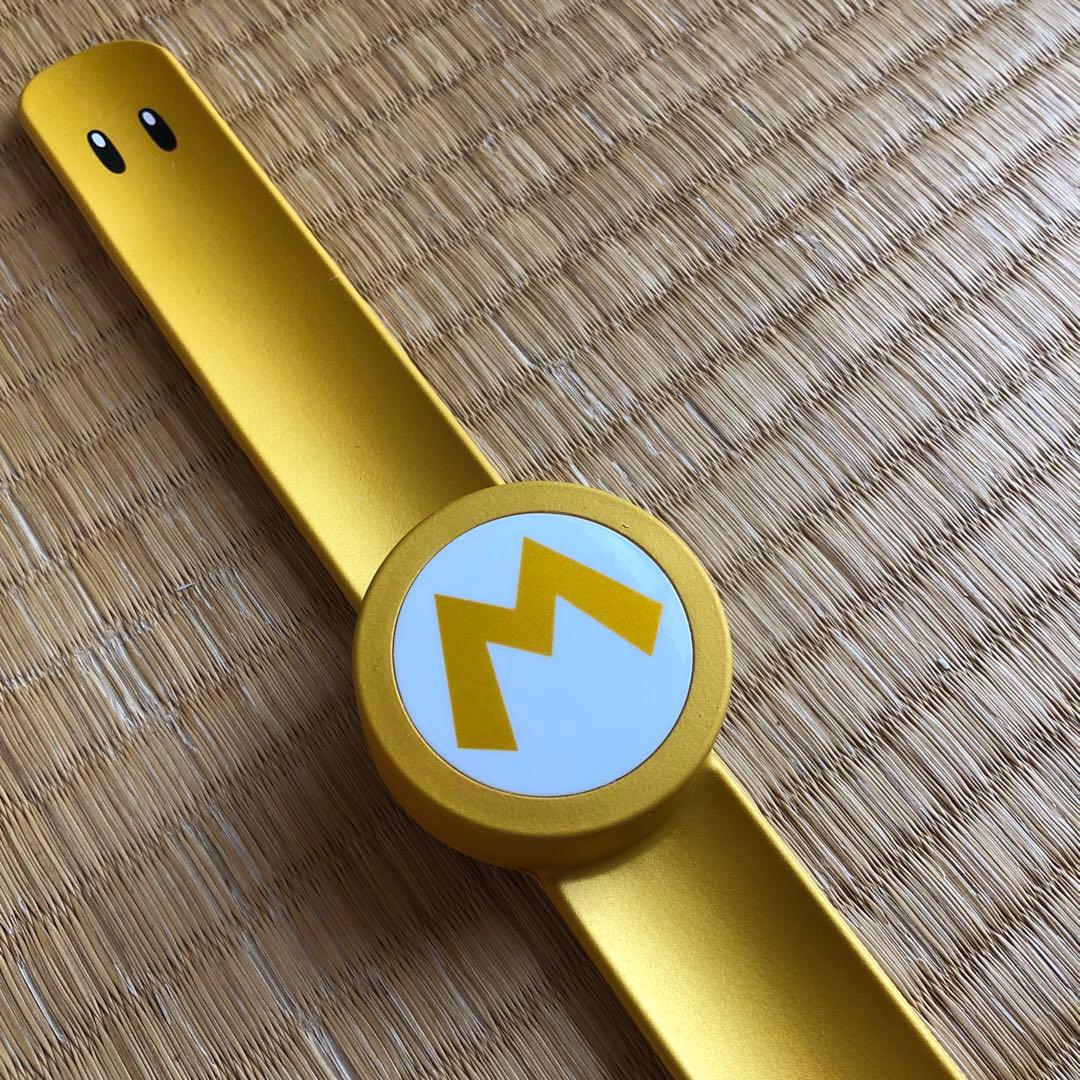 美品】USJ パワーアップバンド ゴールド マリオ 2周年記念 限定品