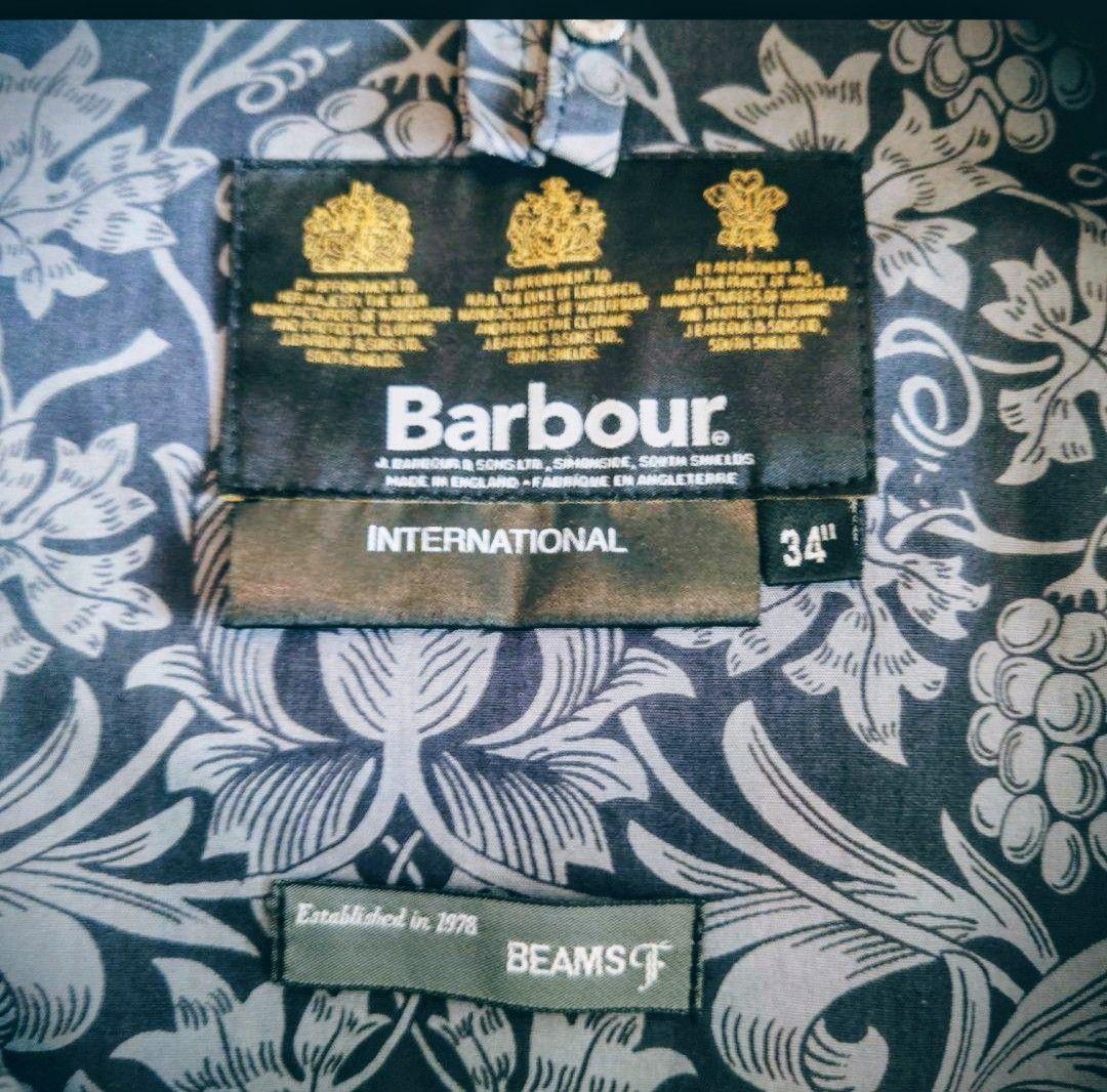 ハブアー インターナショナル Barbour ビームスF別注 ネイビー 34