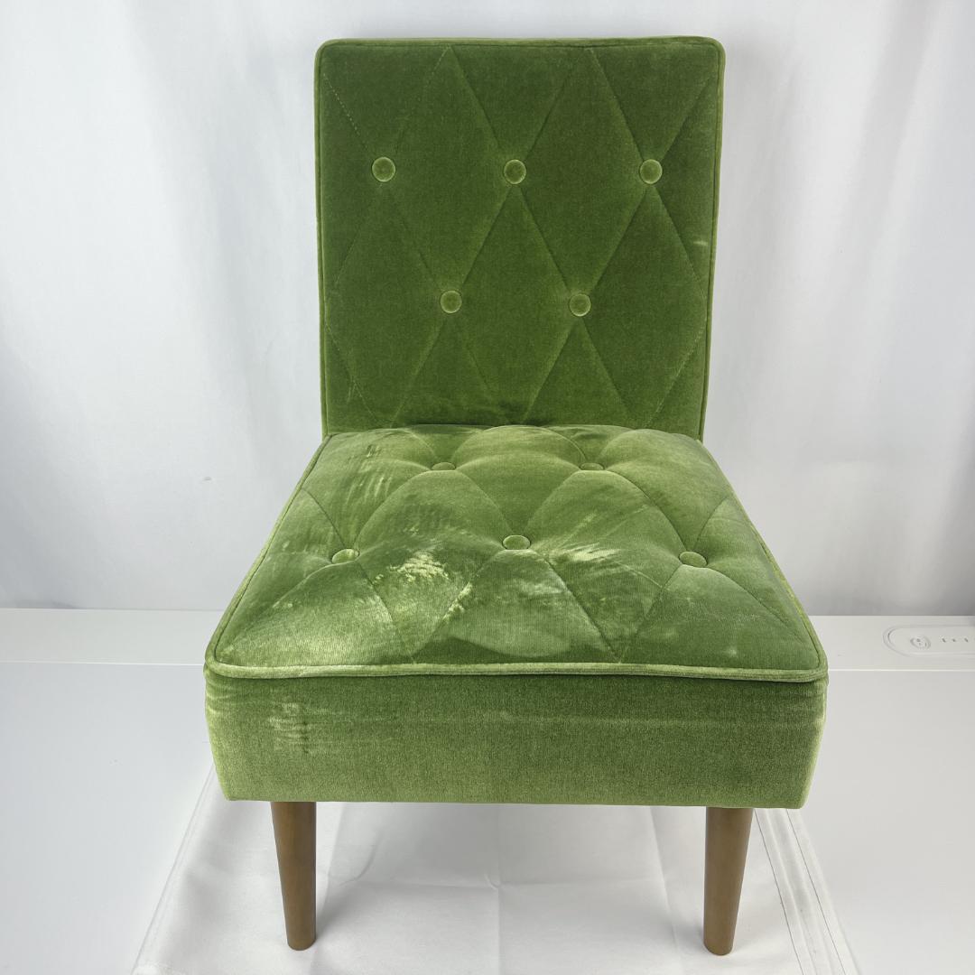 美品☘️　カリモク60 カフェチェア モケットグリーン カリモク60 カフェチェア モケットグリーン ウォールナット 【店舗取扱有】