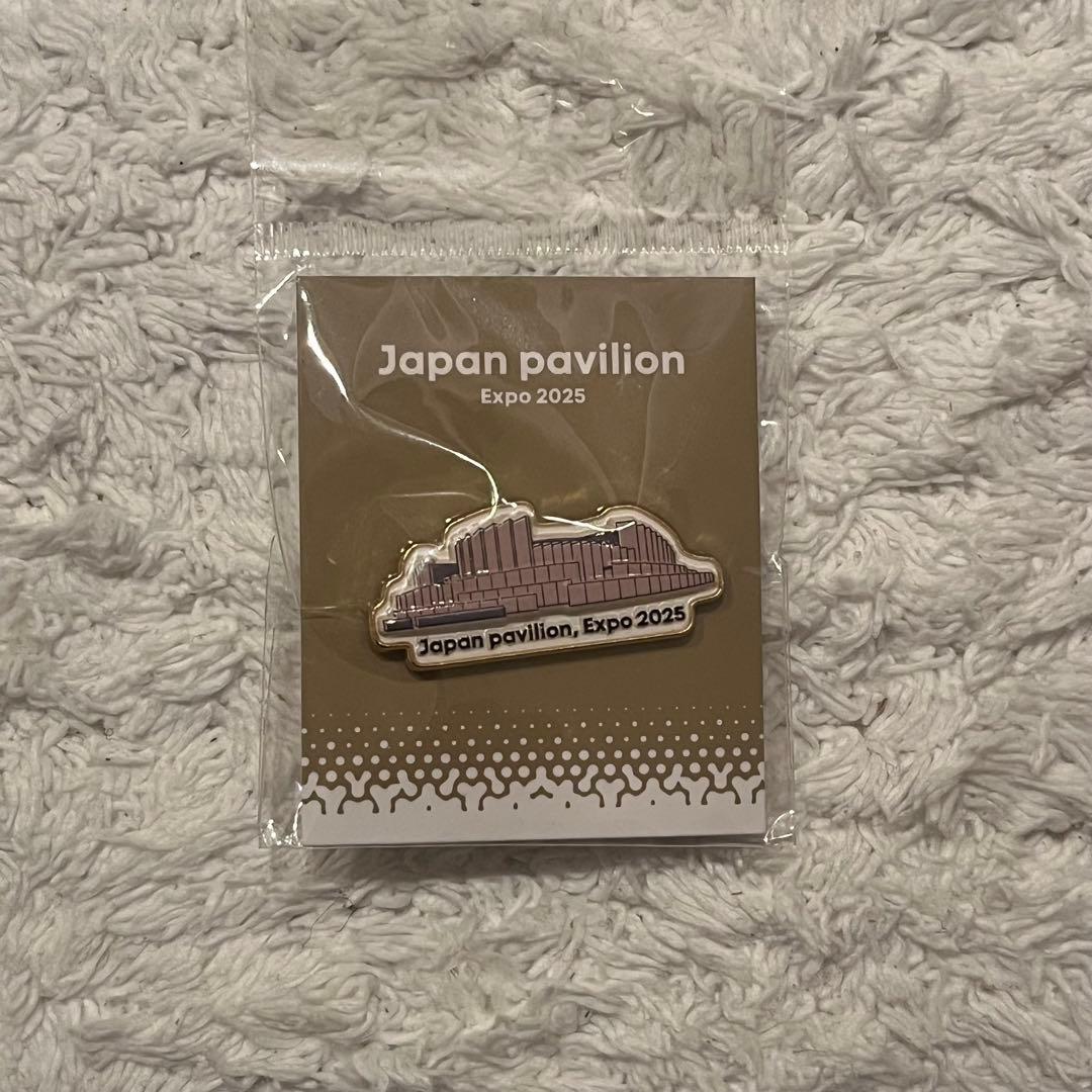 大阪関西万博　EXPO2025　日本館　ピンバッジ　建物　外観