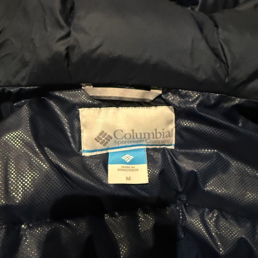 大人気❗️】極暖！肉厚！columbia ダウン オリーブ ネイビー M