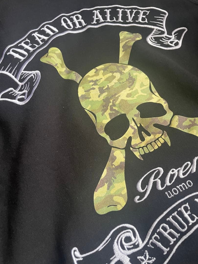 roen パーカー 刺繍 スカル lgb fuga ifsixwasnin - メルカリ