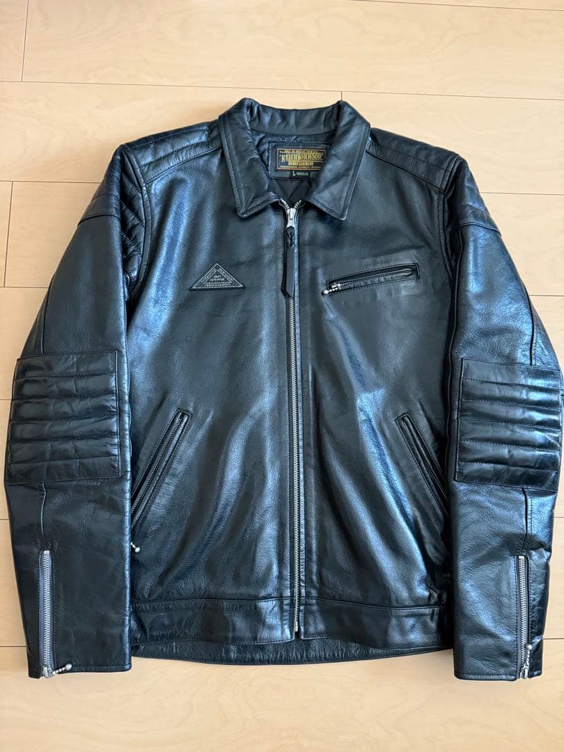 NEIGHBORHOOD VINCENT/BL-JKT レザージャケット 14010644-b.jpg