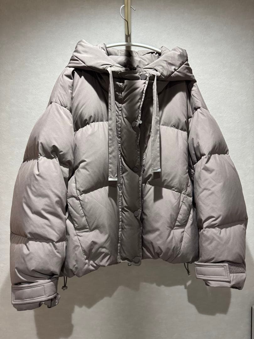 FRAY I.D フード付きダウンコート　ショート丈 0 モカ